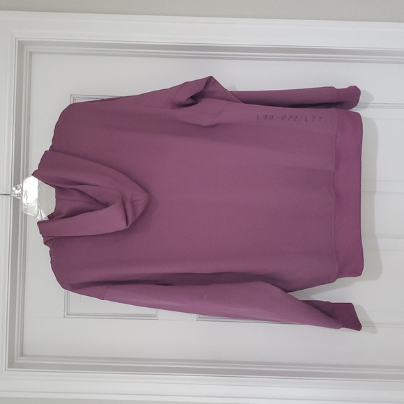 Lululemon Relaxed Fit Training Hoodie Mens Sz M Vintage Plum - Picture 7 of 7